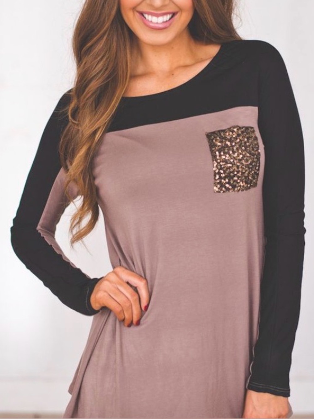 12PM by Mon Ami long sleeve top